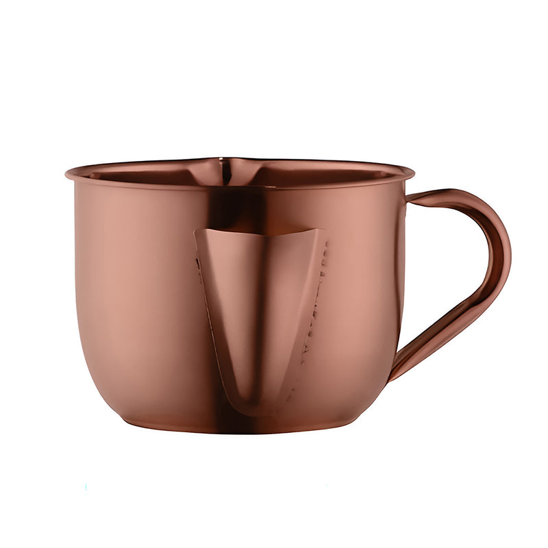 Anygleam Rose Gold Stainless Steel Separator Pot 1000ML – Golden Oil Filter Bowl for Soup, Gravy, Water & Fat Removal Kitchen Tool