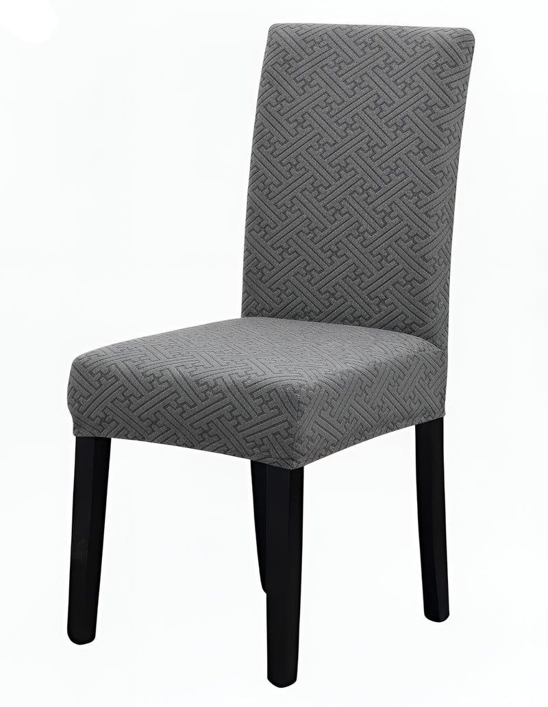 Anyseat Dark Grey Chair Cover – Elastic Anti‑Dirt Design for Dining, Kitchen, Wedding, Hotel & Banquet Use