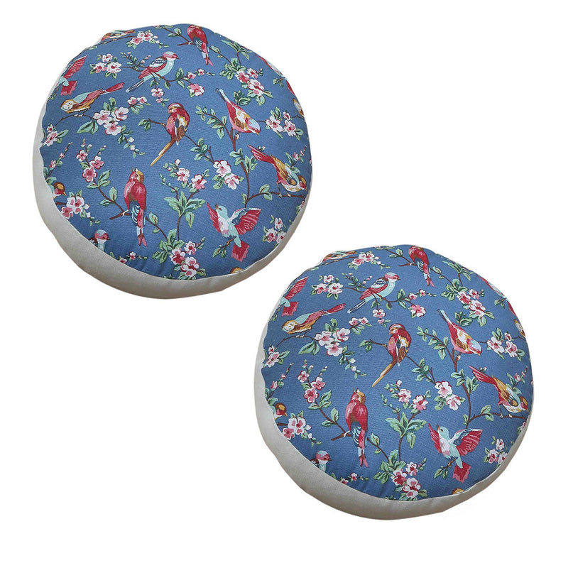 Anyhouz 2PC 45cm Premium Polyester Cotton Cushion with EPP Particle Insert for Enhanced Comfort Home Decor