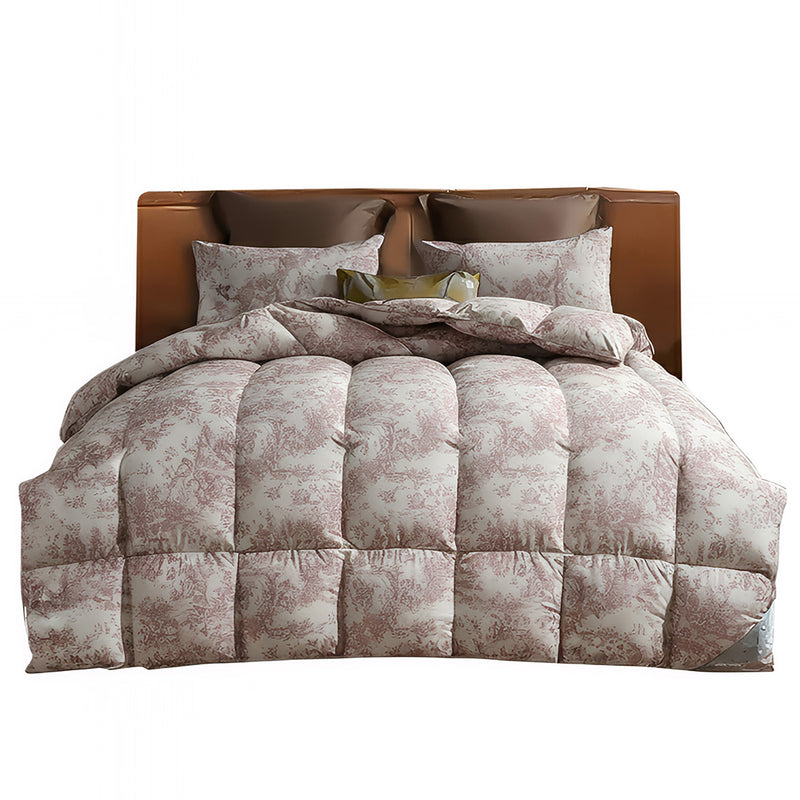 ANYHOUZ Duvet Cover Rose Gold Cloudy Fluffy Puffer Bed Comforter 20x240cm