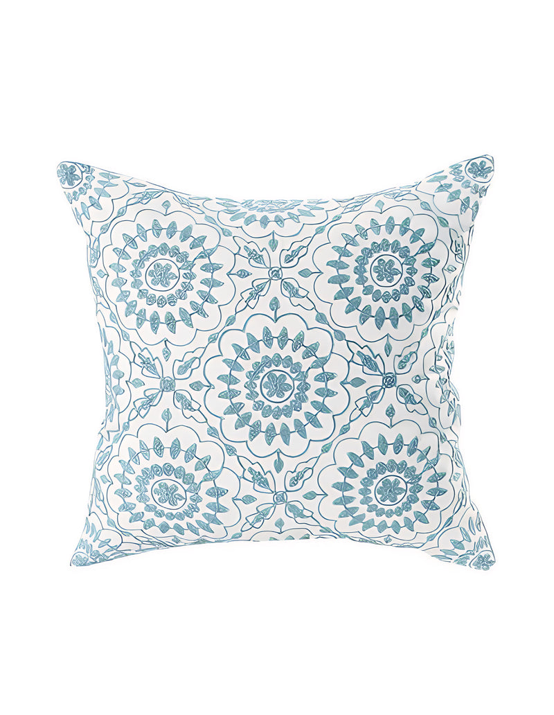 Anypillow Medallion Pattern Floral Embroidered Pillowcase Decorative Cushion Cover