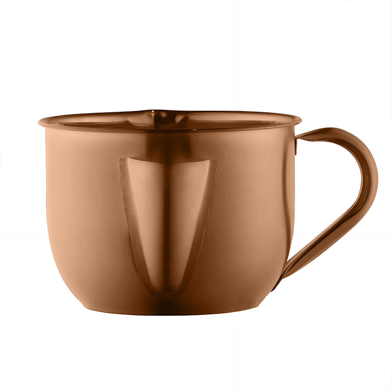 Anygleam Orange Stainless Steel Separator Pot 1000ML – Golden Oil Filter Bowl for Soup, Gravy, Water & Fat Removal Kitchen Tool