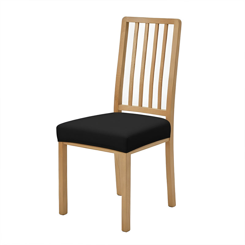 Anyseat Black Stretch Chair Cover – Washable, Removable Dining & Kitchen Seat Protector