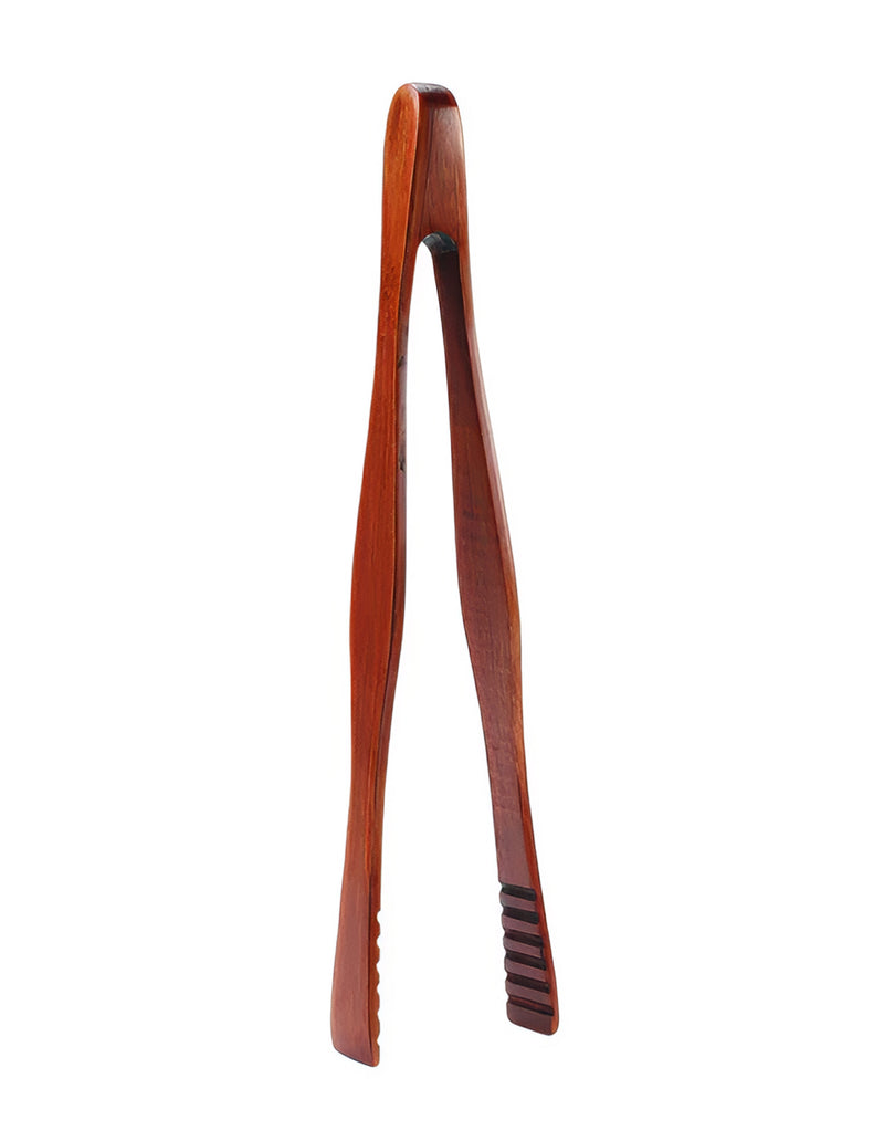 Anygleam Brown Wooden Creative Tong Food Kitchen Tableware