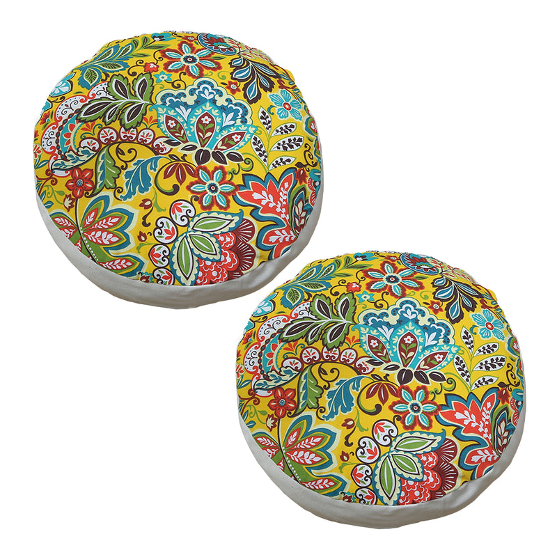 Anyhouz 2PC 45cm Soft Polyester Cotton Pillow with Eco Friendly EPP Particle Insert Home Decor