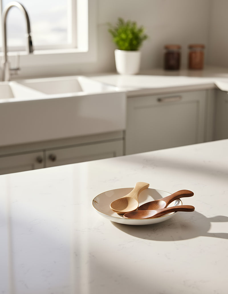 Anygleam Mixed Color 10 pcs Wooden Kitchen Spoon Kitchen Tableware