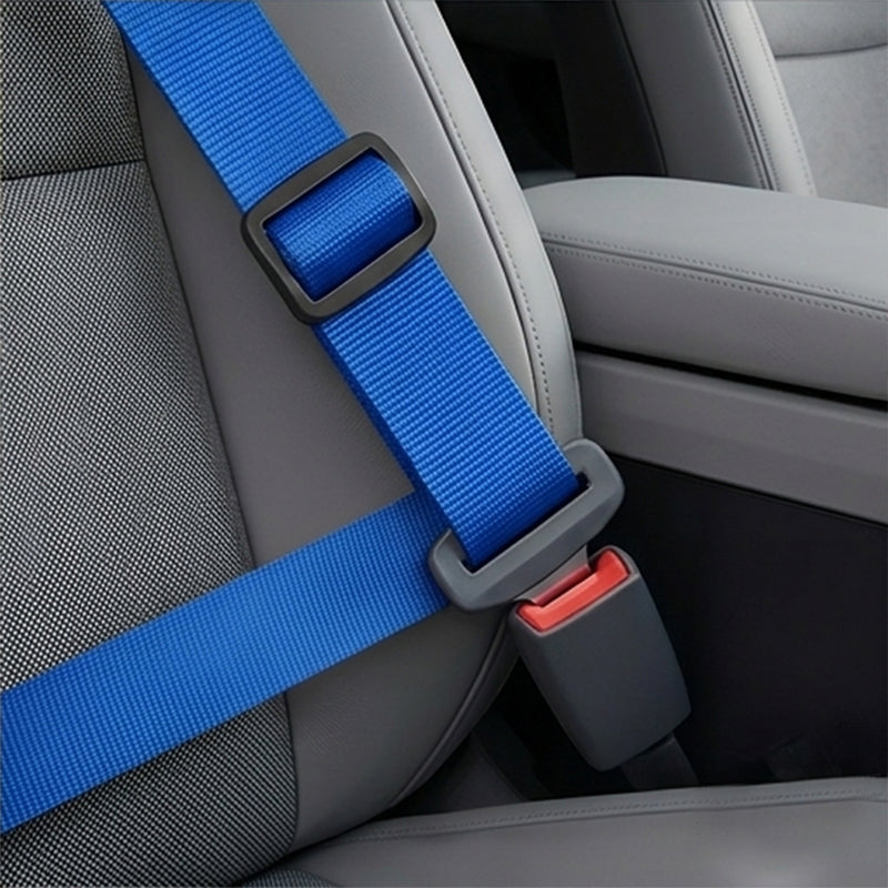 Adjustable Blue Pet Car Seat Belt – Safety Harness for Dogs & Cats