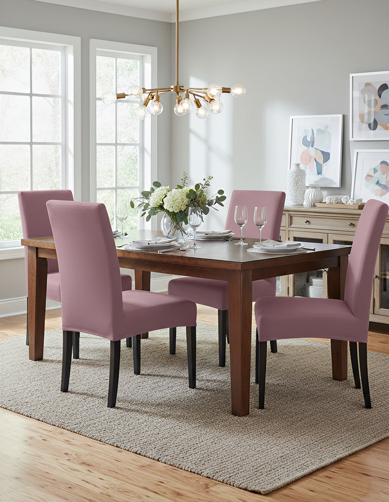 Anyseat Chair Cover Bright Red with Anti-Dirt and Waterproof Elastic Material for Dining Room Kitchen Wedding Hotel Banquet Restaurant