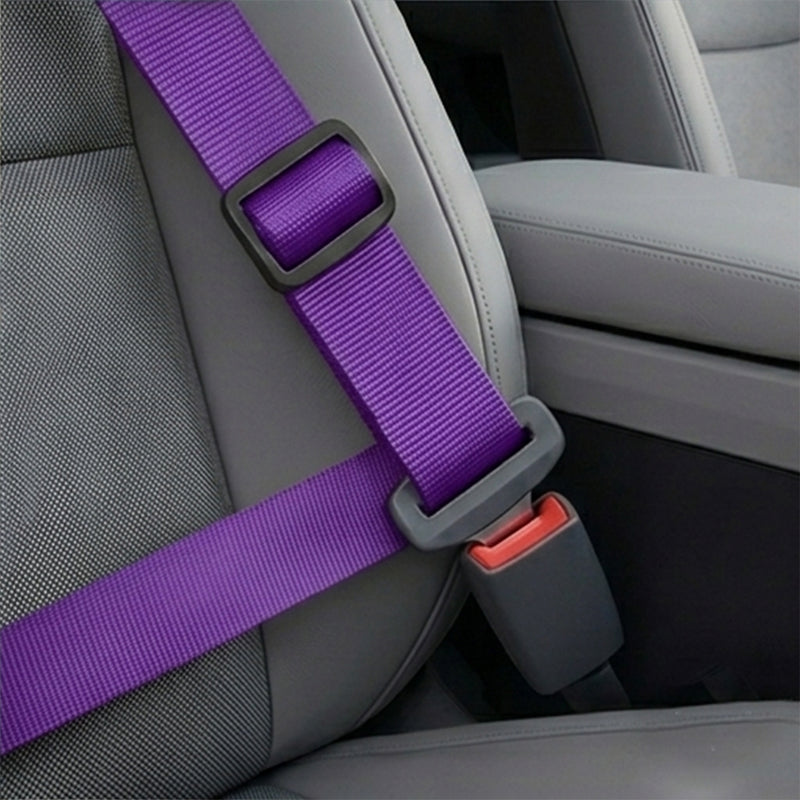 Adjustable Purple Pet Car Seat Belt – Safety Harness for Dogs & Cats