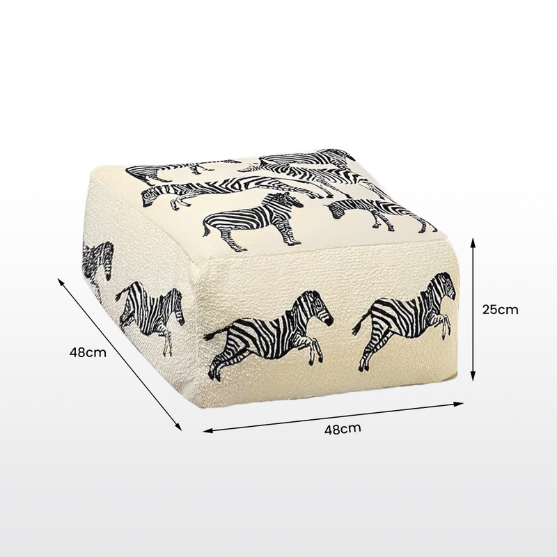 Anyhouz 2PC 48cm Premium Polyester Fiber Cushion with EPP Particle Inserts Home Decor