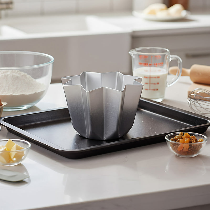 Anygleam Baking Pan Silver 1PC Octagonal Molder Non Stick Oven Pastry Tools