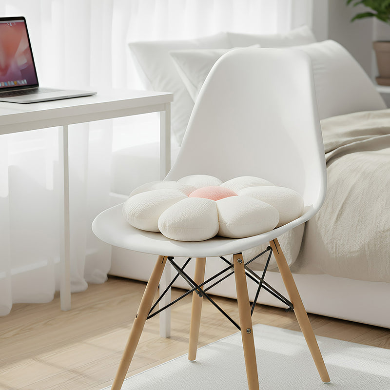 Anypillow White Daisy Throw Pillow – Soft Plush Decorative Cushion