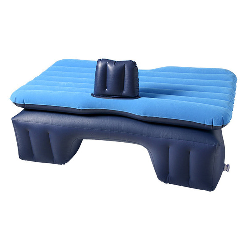 Inflatable Car Mattress Portable Travel Camping Air Bed Rest Sleeping Bed Blue