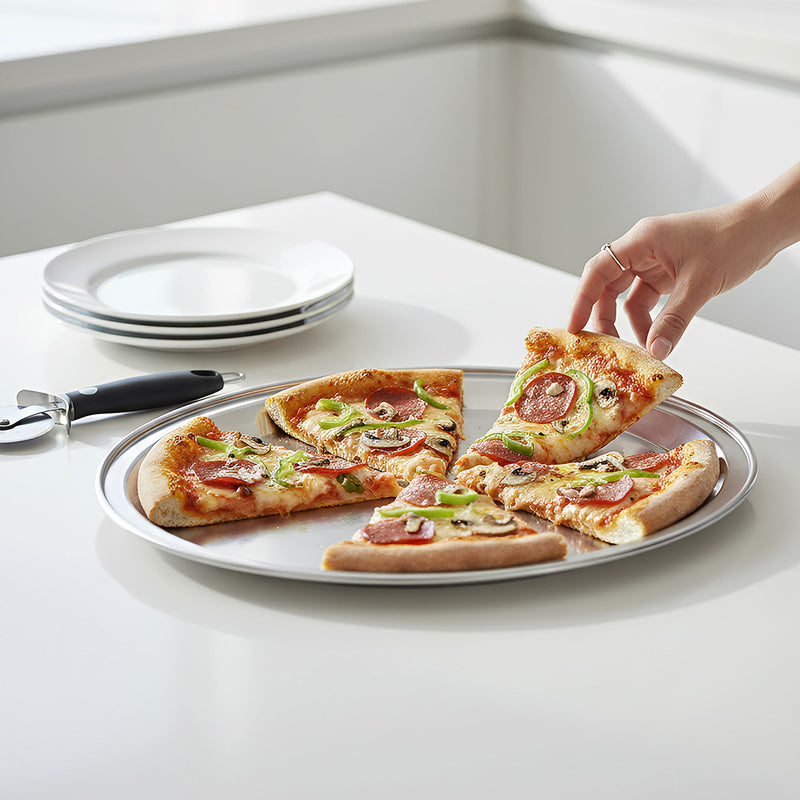 Anygleam 11-Inch Pizza Screen Aluminum Round Non-Stick Baking Mesh for Crispy Pizza