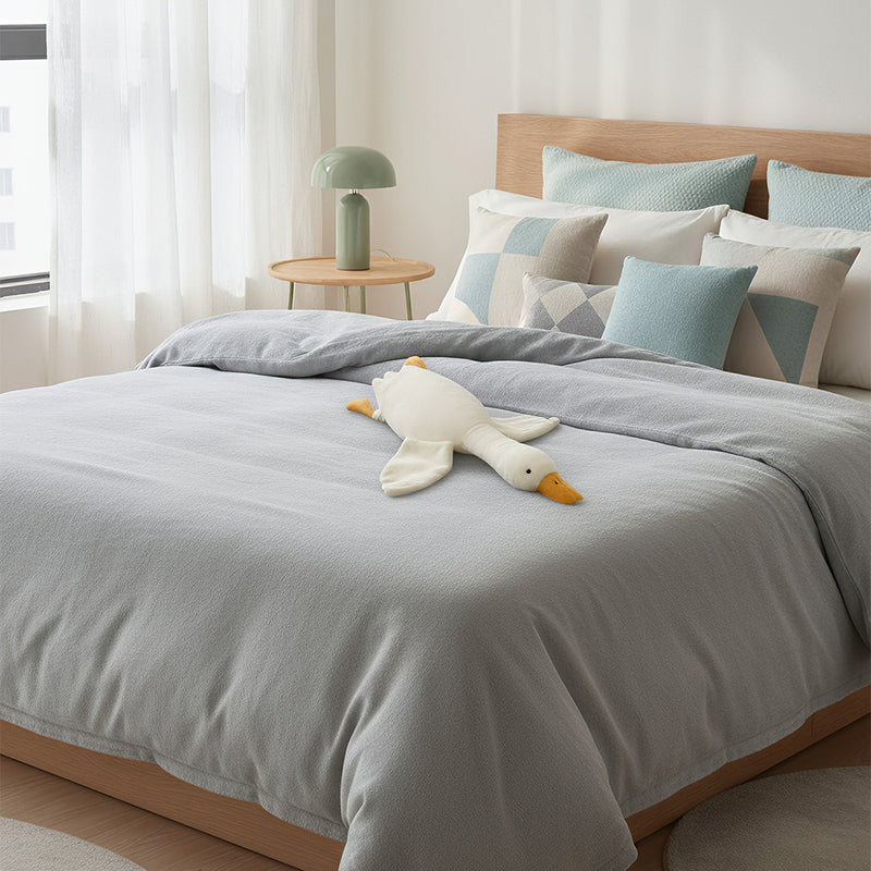 Anypillow Side Sleep Body Pillow Cute Huge White Goose Stuffed Animal Sleeping Pillow 50CM