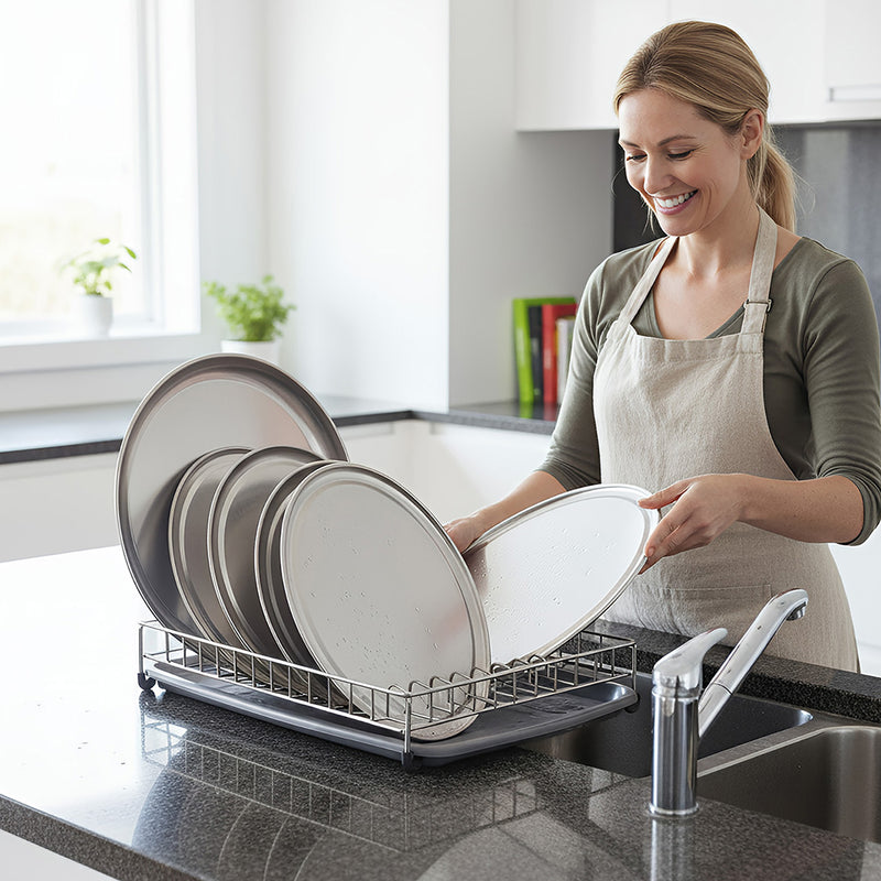 Anygleam 11-Inch Pizza Screen Aluminum Round Non-Stick Baking Mesh for Crispy Pizza