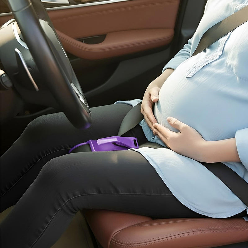 Anyseat Pregnant Car Seat Belt Purple for Comfort and Safety Maternity Moms Belly Protection