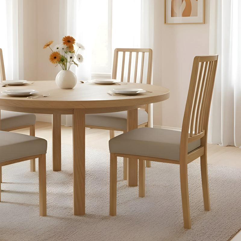 Anyseat Plain Grey Stretch Chair Cover – Washable, Removable Dining & Kitchen Seat Protector