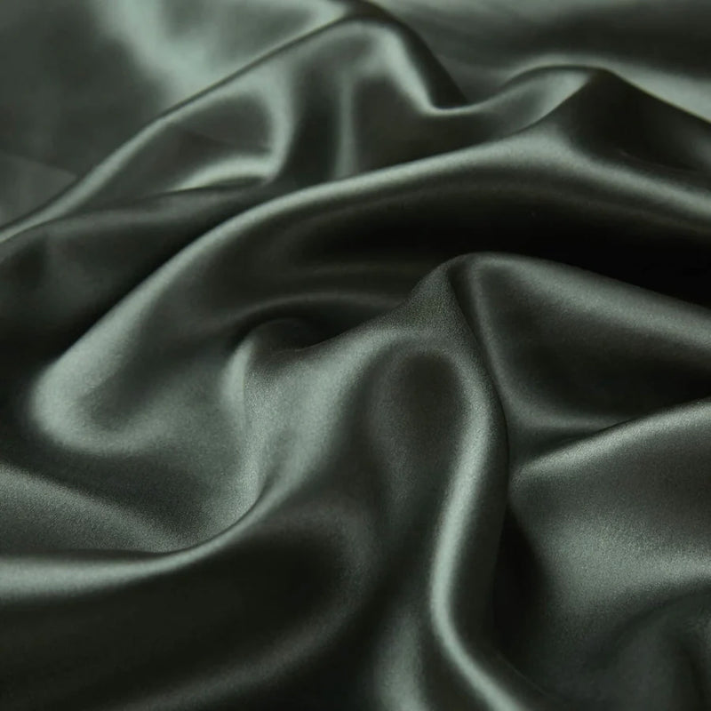 ANYHOUZ Pillowcase 51x66cm Green Pure Real Silk For Comfortable And Relaxing Home Bed