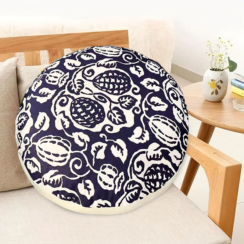 Anyhouz 45cm Puff Polyester Cotton Pillow with EPP Particle Insert for Enhanced Comfort Home Decor