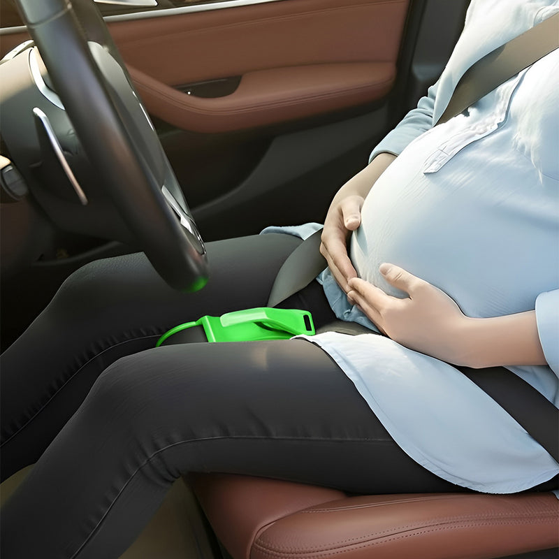 Anyseat Pregnant Car Seat Belt Green for Comfort and Safety Maternity Moms Belly Protection