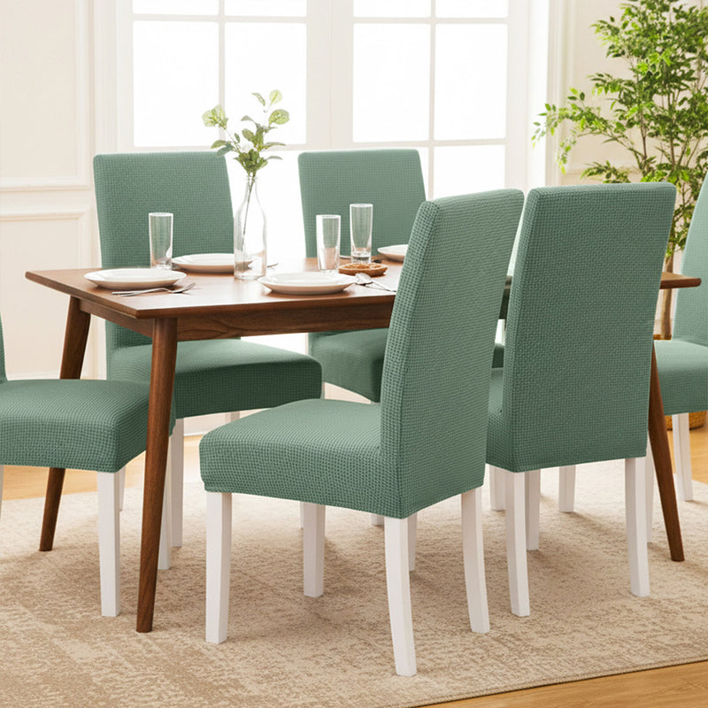 Anyseat  Chair Cover Cypress Green Corn Kernels Waterproof Universal Size for Dining Room Stretch Seat Slipcovers