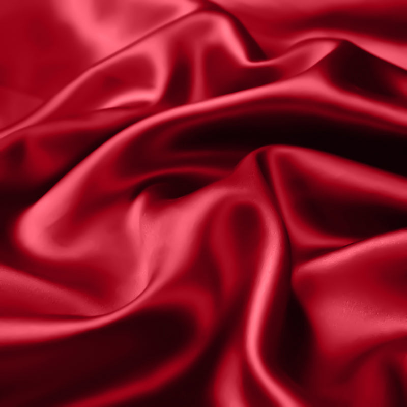 ANYHOUZ Pillowcase 51x66cm Red Wine Natural Mulberry Silk For Comfortable And Relaxing Home Bed
