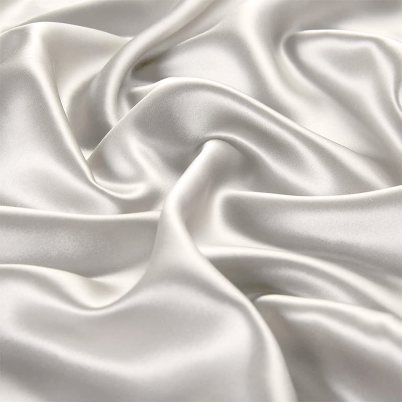 ANYHOUZ White Mulberry Silk Pillowcase 50x90cm Soft Smooth Luxury Bedding