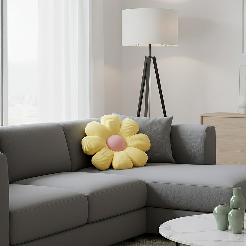 Anypillow Yellow Daisy Throw Pillow – Soft Plush Decorative Cushion