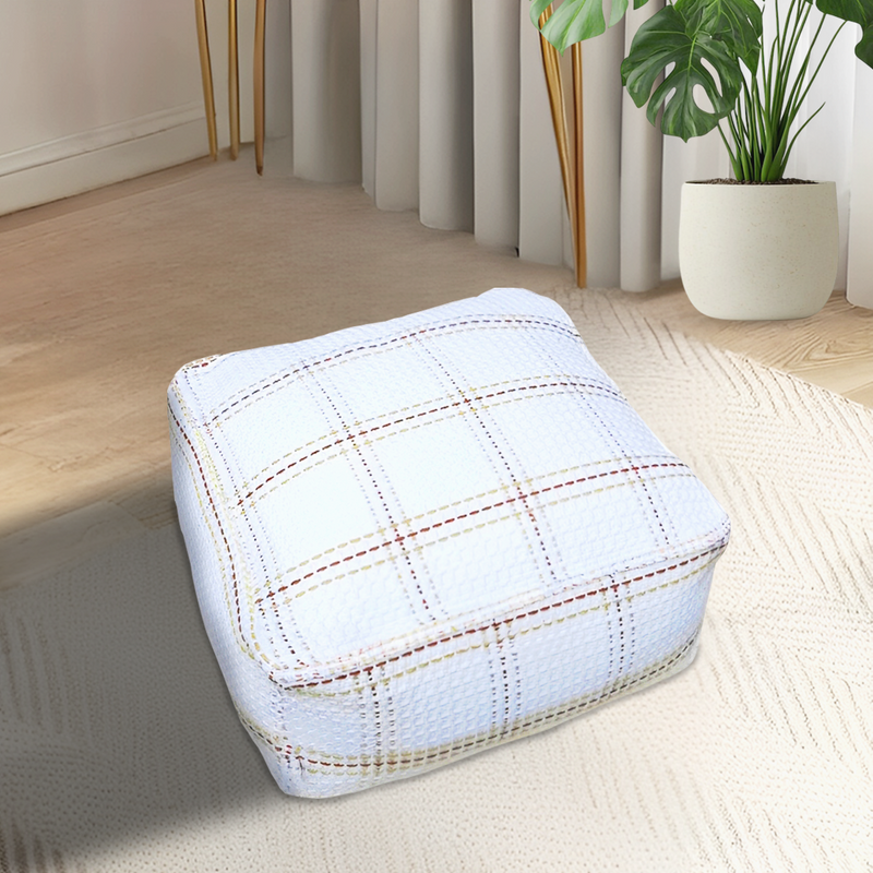 Anyhouz 50cm Pouf Soft Polyester Fiber Pillow with EPP Particle Insert Home Decor