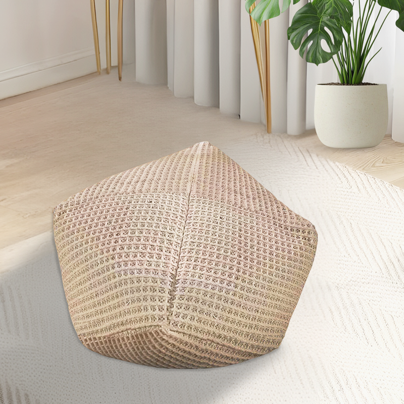 Anyhouz 40cm Premium Leather Pillow for Superior Support and Comfort Home Decor