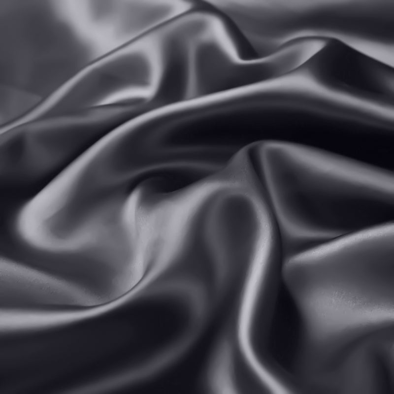 ANYHOUZ Pillowcase 50x90cm Dark Gray Natural Mulberry Silk For Comfortable And Relaxing Home Bed
