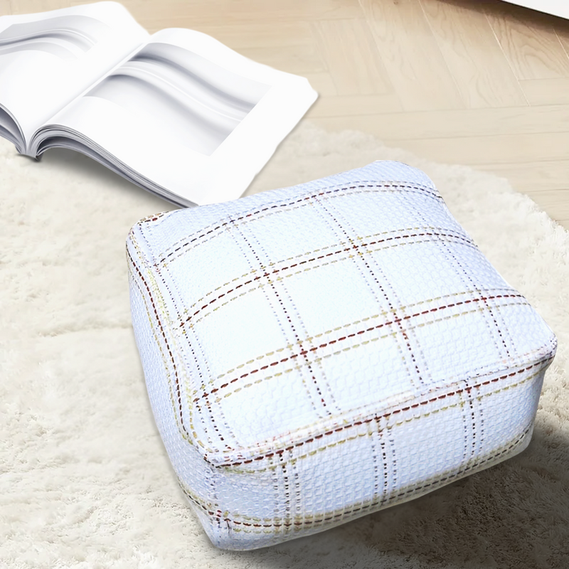 Anyhouz 2PC 50cm Pouf Soft Polyester Fiber Pillow with EPP Particle Insert Home Decor