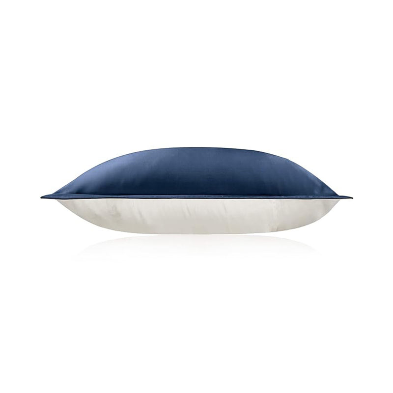 ANYHOUZ Pillowcase 51x66cm Blue Gray Pure Real Silk For Comfortable And Relaxing Home Bed