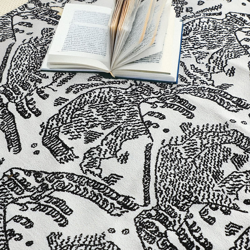 1.5m Light Black Luxury Mottled Bed Vintage Scarf Runner Bedding Tail Pad Flag For Home Hotel 3Pcs Set