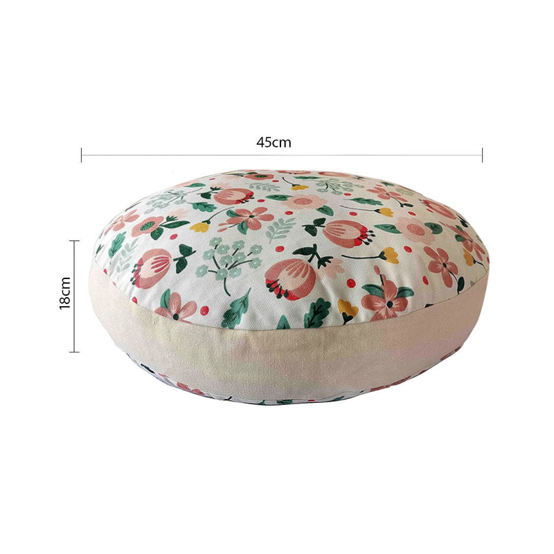 Anyhouz 45cm Polyester Cotton Pillow with EPP Particle Insert for Enhanced Comfort Home Decor