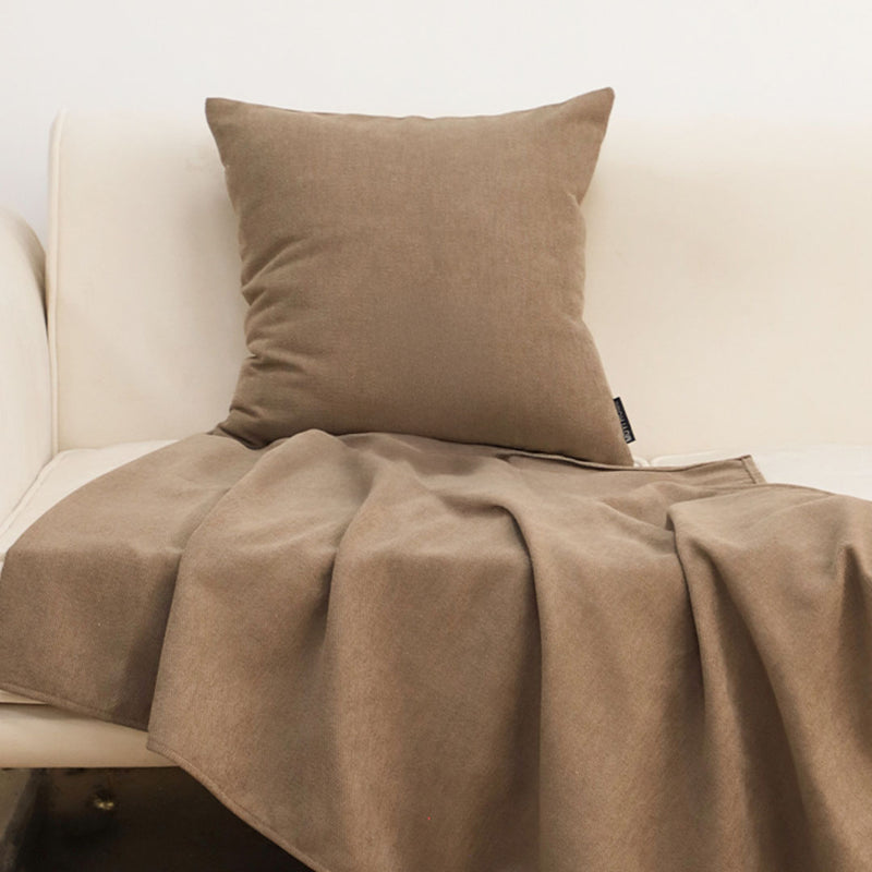 1.8m Bed Light Brown Vintage Scarf Runner Bedding Tail Pad Flag For Home Hotel 3Pcs Set