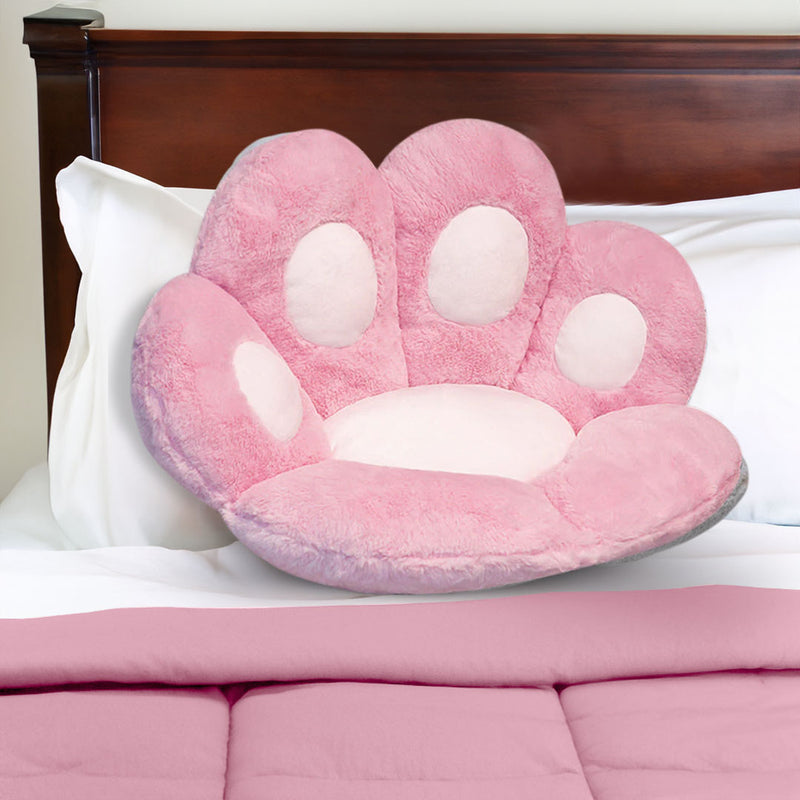 Anyseat Seat Cushion 80cm Pink Paw Shape Warm Lazy Sofa Decorative Pillow Backseat Plush Mat Home Decor