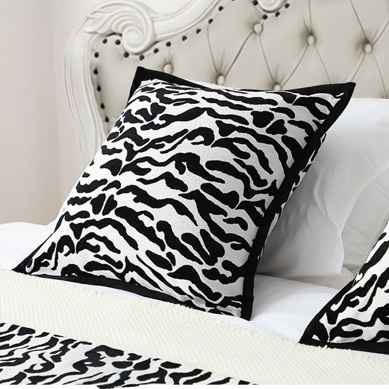1.5m Bed Light Luxury Mottled Bed Banner Vintage Scarf Runner Bedding Tail Pad Flag For Home Hotel 3Pcs Set