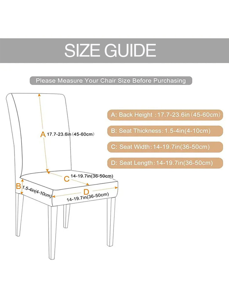 Anyseat Black Velvet Dining Chair Cover – Plush Stretchable Slipcover for Kitchen & Dining Room Chairs