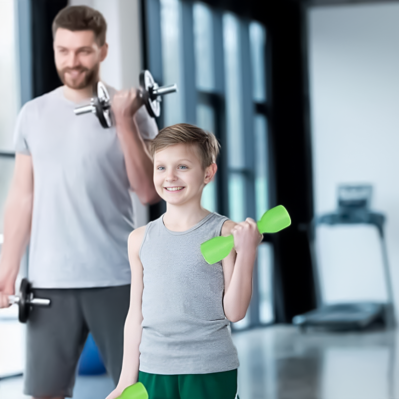 Anyfitness Kids Dumbbell Toy Safe Exercise Weights for Children Indoor Fitness and Active Play