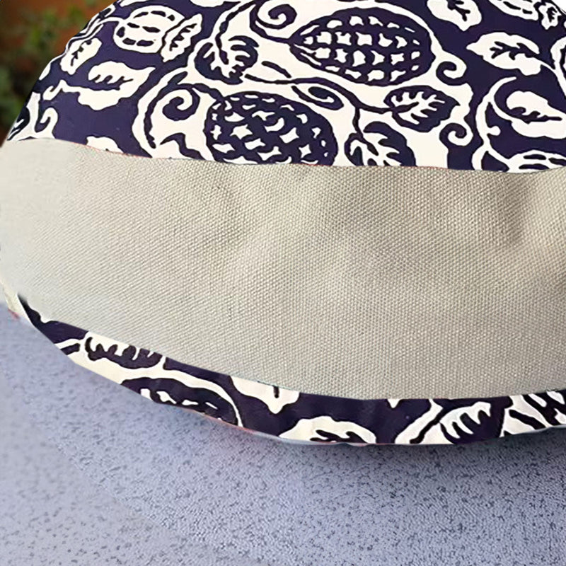 Anyhouz 2PC 45cm Puff Polyester Cotton Pillow with EPP Particle Insert for Enhanced Comfort Home Decor