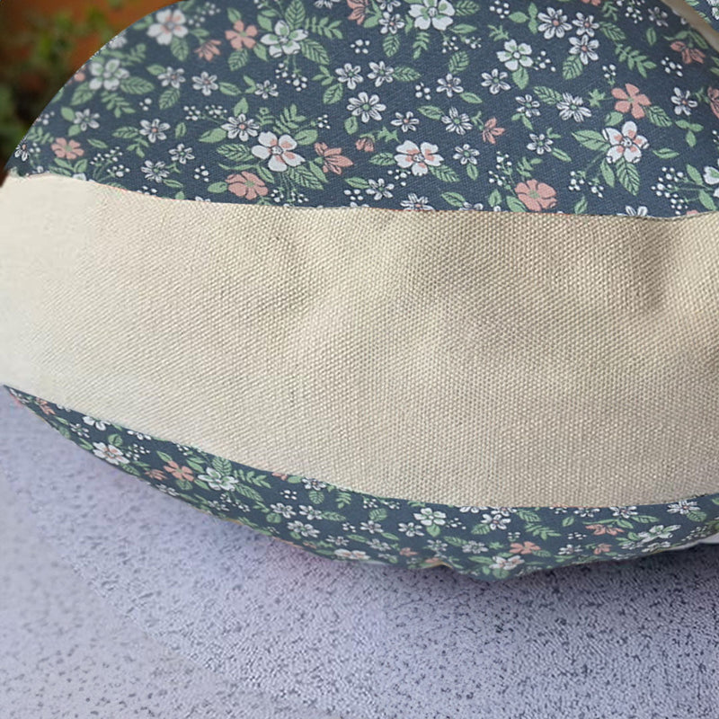 Anyhouz 45cm Blue Premium Polyester Cotton Cushion with EPP Particle Insert for Enhanced Comfort