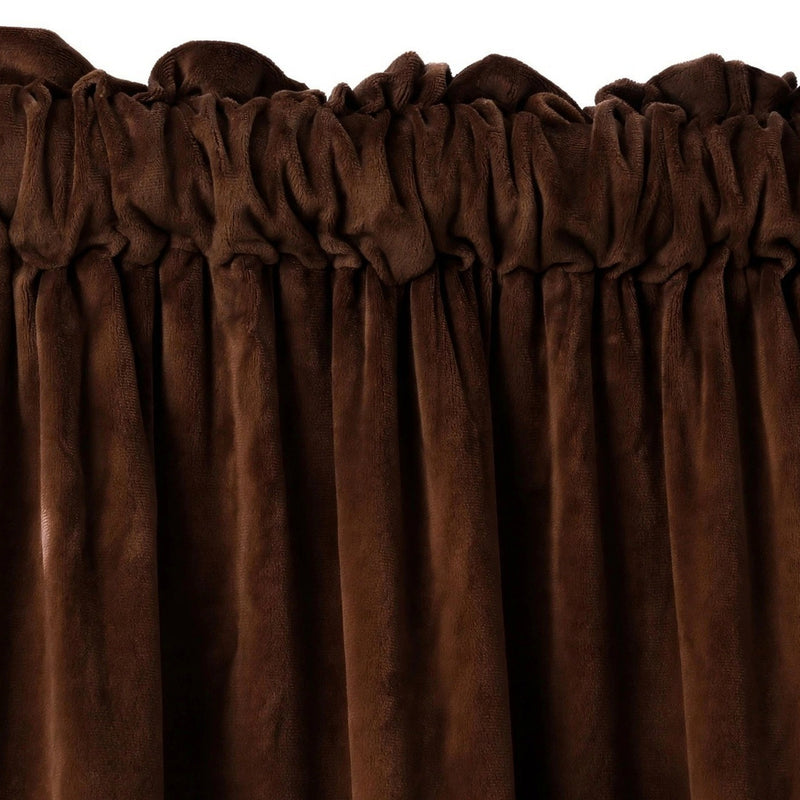 Anydrape Chocolate Velvet Blackout Curtains – High‑Quality Modern Luxury Drapes for Living Room, Bedroom & Dining Windows