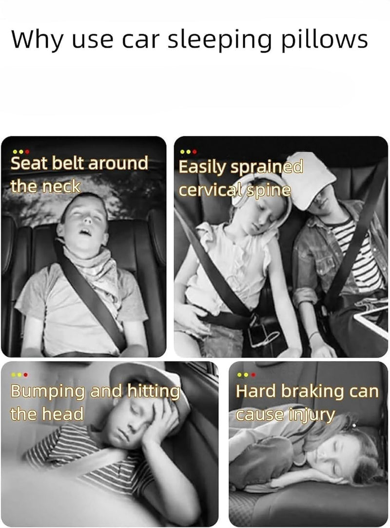 Anypillow Car Travel Pillow Train Plane Set 1 Set for Kids and Adult Neck Head Support H-Shape Travel Pillow