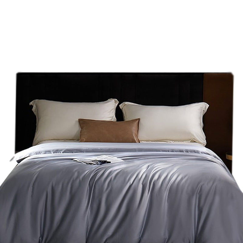 Anycozy Duvet Cover Gray Premium Soft Mulberry Silk Blanket Comforter 3000G