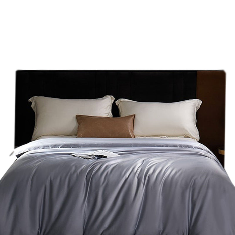 Anycozy Duvet Cover Gray Premium Soft Mulberry Silk Blanket Comforter 2000G