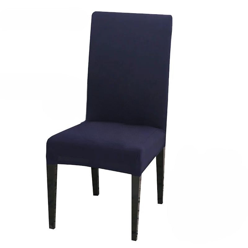 Anyseat Chair Cover Navy with Anti-Dirt and Waterproof Elastic Material for Dining Room Kitchen Wedding Hotel Banquet Restaurant