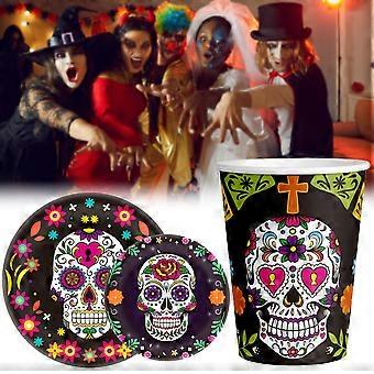 ANYPARTY Disposable Paper Cups 10Pcs Halloween Party Tableware