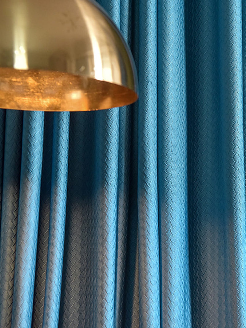 Anydrape Curtain Blue 132cmx244cm Fashionable Velvet Window Home Curtains
